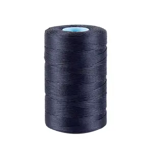 250D/16 Wachs faden 1,2mm Polyester-Wachs faden für Leder 100% Polyester Flach gewachs ter geflochtener Faden für Drachen