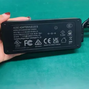 12 v 8a ac dc adaptateur d'alimentation 96w led cctv caméra 3d imprimante alimentation 12 volts 8 amp avec UL FCC CE UKCA