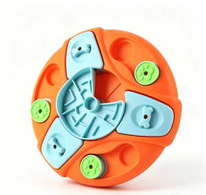 Jouet de puzzle moderne et durable pour chien, distributeur de friandises interactif en forme de labyrinthe, bol anti-étouffement pour une alimentation lente et anti-ennui - Product Image 1