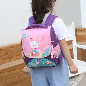 Zaino Spaziale a Forma di Coniglio <span class=keywords><strong>per</strong></span> <span class=keywords><strong>Asilo</strong></span>, Borsa Scuola Carina da Astronauta con Astuccio, Zaino Leggero <span class=keywords><strong>per</strong></span> Bambini e Bambine - Product Image 4