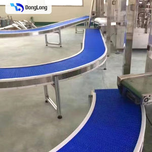 Gemotoriseerde S-Type Modulaire Transportband Met Food Grade Pom Riem Voor <span class=keywords><strong>Curve</strong></span> Transport - Product Image 1