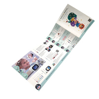 Impression personnalisée d'affiches publicitaires, dépliants commerciaux, brochures pliables, affiches recto-verso, impression numérique durable, gaufrage