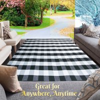 Salon Intérieur Extérieur Grande Taille Tapis et moquettes Buffalo Plaid