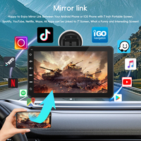 Pantalla Inalámbrica Carplay Portátil para Android Auto de 7 Pulgadas