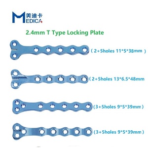 Pelat Pengunci Tipe T 1.6/2.4/3.2Mm <span class=keywords><strong>Orthopedic</strong></span> Edik Hewan Seri Populer