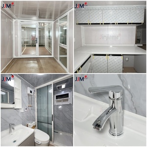 Casa Contenedor de Acero Prefabricada de Lujo de 20-40 pies, Expandible, Dos Dormitorios, 1 Baño, Hotel Plegable para <span class=keywords><strong>Venta</strong></span> de Edificios de <span class=keywords><strong>Oficinas</strong></span> - Product Image 5
