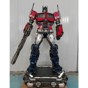 ขายดี! รูปปั้นทรานส์ฟอร์เมอร์สขนาดใหญ่ ออพติมัส ไพรม์ ขนาดเท่าคนจริง หุ่นยนต์ขนาดเท่าคนจริง ประติมากรรมไฟเบอร์กลาส ของตกแต่งบ้าน - Product Image 3