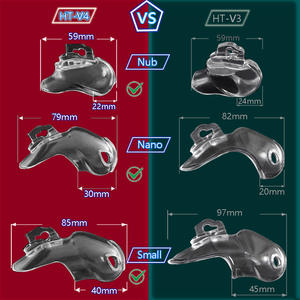 Neue HT-V4 Keuschheit schloss Herren Harz Keuschheit käfig Japanische Bondage <span class=keywords><strong>Cock</strong></span> <span class=keywords><strong>Lock</strong></span> Keuschheit käfig - Product Image 6