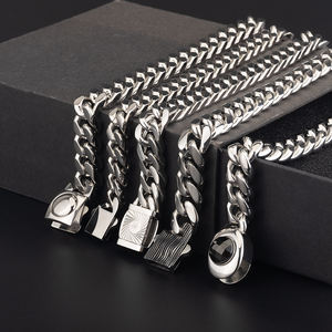 מותאם אישית אישית 6 מ "מ-היפ הופ 18 מ" מ "מ-היפ הופ 18 ק" מ שרשרת מתכת מצופה זהב 18K - Product Image 2