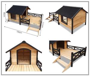 <span class=keywords><strong>Best</strong></span> Verkochte Grote Houten Hondenhokjes Buiten, Grote Honden Schattige Dierenkooien, Groothandel Voor Kleine Dieren - Product Image 6