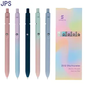 JPS OEM JPS OEM Plumas De jel De Plastico 5 adet hızlı kuru mürekkep ayarlamak okul jel kalemler