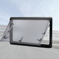 Vente chaude Taille Personnalisée Angle Droit Caravane Fenêtre Meilleure Qualité En Alliage D'aluminium RV Accessoires pour Camping Usine Bas