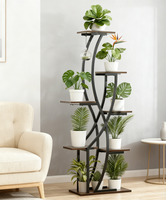 Présentoirs en gros pour fleurs artificielles en fer, étagères multicouches pour mariages, maisons, jardins, balcon, supports pour pots de fleurs