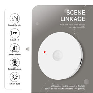 SIXWGH Smart 105 ° grand Angle capteur <span class=keywords><strong>de</strong></span> mouvement humain détecteur PIR réponse 0.8s Zigbee/WiFi Compatible pour batterie <span class=keywords><strong>de</strong></span> voiture <span class=keywords><strong>de</strong></span> Garage RV - Product Image 6