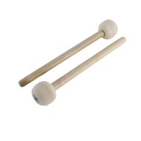 Factory Customs 36 cm Length Long Size Wooden Marching Drum Felt Bass Drumstick Felt Percussion Instrument for Kids