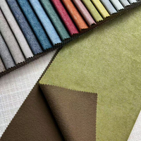 Tissu de canapé en velours imprimé floral de qualité hôtelière 220-370GSM 142cm, tissu d'ameublement laminé durable au toucher doux