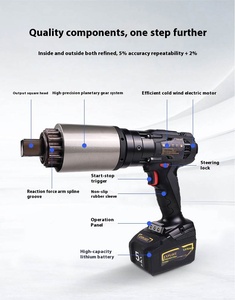 18V Industrial Grade Pneumatic Torque Wrench <b>Battery</b> Operated With High for Work Impact Torque Wrench Lithium <b>Battery</b> S - Product Image 5
