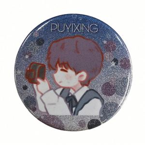 Botones Redondos Personalizados de Metal Lenticular de 32mm, 37mm, 44mm, 58mm, Insignias de Hojalata para Camisetas con Diseños de Anime - Product Image 5