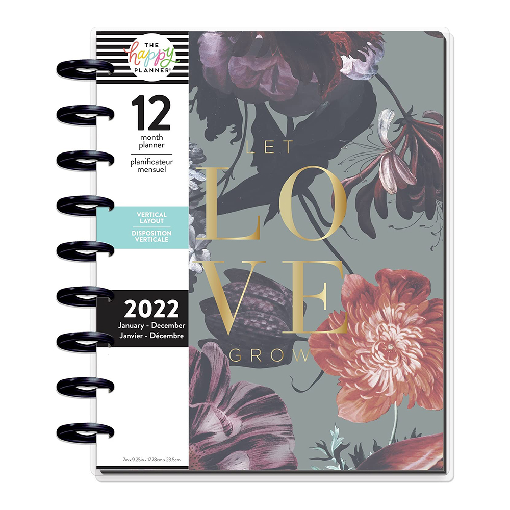 Tùy Chỉnh Happy Planner Hàng Ngày 18 Tháng Planner 2022 2023 Hàng Tuần Hàng Tháng Trang Giới Hạn Đĩa Mềm Màu Nước Chủ Đề Cổ Điển Planner