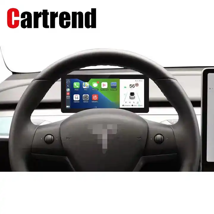 8.8 pouces carplay lcd tableau de bord voiture virtuel instrument