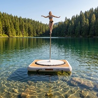 Plateforme de Danse Flottante Gonflable Pliable en Promotion pour Piscine – Divertissement Aquatique Familial Portable