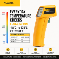   Thermomètre infrarouge miniature 59, pistolet de mesure de température laser sans contact, testeur de température IR numérique
