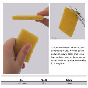 Barra de goma abrasiva de 70x50mm, bloque de limpieza de residuos, limpiador de papel de lija, borrador de goma <span class=keywords><strong>para</strong></span> limpieza de herramientas abrasivas - Product Image 5