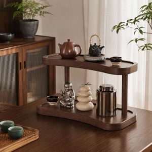 Cosmetic <b>storage</b> rack, desktop perfume and lipstick <b>storage</b> box, solid wood entryway <b>dressing</b> <b>table</b>, skincare and jewelry - Product Image 4