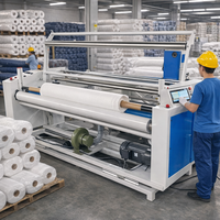 Machine de découpe et de rembobinage industrielle à grande vitesse pour tissu non tissé en denim