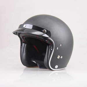 Casco de carreras con certificación DOT & ECE, ABS, doble visera abatible, tamaño XL, casco de motocicleta de media cara abierto con forro de espuma, precio de fábrica - Product Image 2