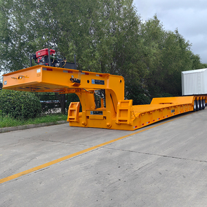 <span class=keywords><strong>Semi</strong></span>-<span class=keywords><strong>remorque</strong></span> camion 3 essieux 4 essieux 50 tonnes 60 tonnes robuste hydraulique à col de cygne surbaissée - Product Image 1