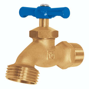 Chiave per Tubi in Ottone Foset LLJ-120 da 120g con Ingresso da 1/2' per Tubi e Avvolgitubo da Giardino - Product Image 1