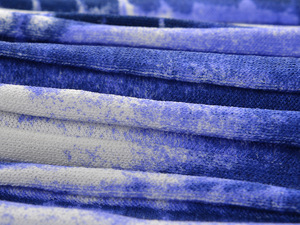 Vestido de Verano GX0089 de Lujo, Diseño Tie-Dye Sexy, Cuello Redondo, Sin Mangas, Ajustado, Cierre de Un Botón, Vestido de Noche Tejido para Fiesta - Product Image 6