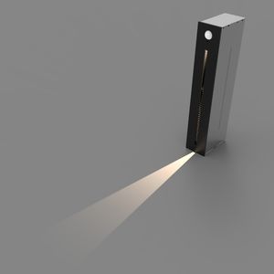 Escalera inteligente Iluminación Escaleras Pared Noche Montaje empotrado Sensor de movimiento Smd Paso Luz LED Mini 1W Interior Negro Aluminio 60 0,15 - Product Image 4