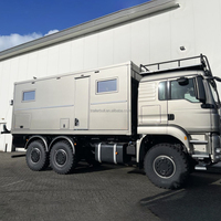 Camion Cellule d'Expédition 20 Pieds Personnalisable, Camping-Car Aménagé, Ange de Départ, Bricolage Tout-Terrain, Véhicules Récréatifs pour Camping et Randonnée