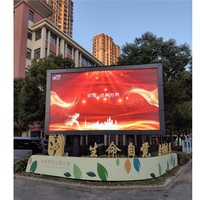 Mur vidéo LED couleur plein écran pour extérieur avec pas de pixel P4.81, affichage numérique, prise en charge CMS SDK & OEM, indice de protection IP65 pour magasins de détail et métros