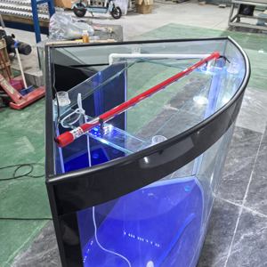 <span class=keywords><strong>Acuario</strong></span> de Cristal Personalizable con Accesorios, <span class=keywords><strong>Acuario</strong></span> de Esquina para Sala de Estar o Comedor - Product Image 5