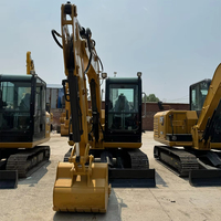 Excavatrice compacte Caterpillar 306E2 à commande intelligente, classe 6 tonnes, à balayage de queue zéro, d'occasion, testée et inspectée en Chine, stock flexible