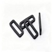Boucle de fixation oblongue en plastique pour sangle de sac à dos, bagages, accessoires de connexion pour sangles de ceinture