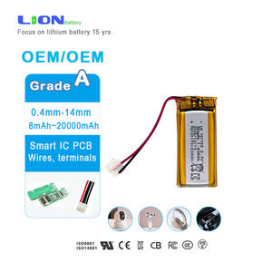Литий-полимерный аккумулятор малой емкости, 3,7 В, 380 мАч, перезаряжаемый мини-аккумулятор ODM/OEM 701735 - Product Image 1