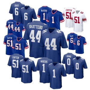 25-26 mùa (logo đầy đủ) New York <span class=keywords><strong>Jersey</strong></span> 1 nabers <span class=keywords><strong>6</strong></span> Phi Tiêu 51 Carter 44 skattebo áo bóng đá mỹ - Product Image 1