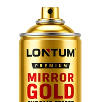 Peinture en aérosol pour rénovation automobile, effet chrome doré miroir, 400 ml, haute brillance, séchage rapide, pour voiture, moto, véhicule utilitaire