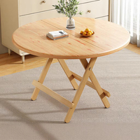 Mesa de Comedor Redonda Plegable Versátil con Tapa de Cristal, Moderna y Funcional para Cocina, Sala de Estar y Exterior