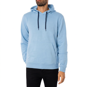 Sudadera con Capucha Casual para Hombre, Mezcla de Algodón Suave, Manga Larga, Sudadera con Capucha Premium para Hombre, Uso Diario, Estilo Canguro - Product Image 1