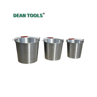 Seau en aluminium anti-étincelles 10L, conteneur utilitaire industriel pour la construction