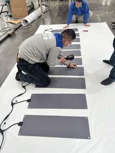 Premium sneeuwsmeltmat Elektrische verwarmingsmat PVC brandwerend waterbestendig 220V Buiten Hotel Dak Oprit Commerciële vloer - Product Image 4