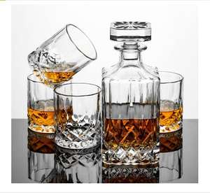 Ensemble de <span class=keywords><strong>carafe</strong></span> à <span class=keywords><strong>whisky</strong></span> en verre/<span class=keywords><strong>carafe</strong></span> à <span class=keywords><strong>whisky</strong></span> et ensemble de verres pour vin/<span class=keywords><strong>carafe</strong></span> à liqueur élégante avec <span class=keywords><strong>bouchon</strong></span> et gobelets en verre - Product Image 1