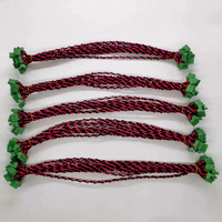 Rangkaian Kabel Twisted Pair Terminal Blok Hijau Kustom dengan Kabel Merah Hitam untuk Peralatan Kontrol Industri