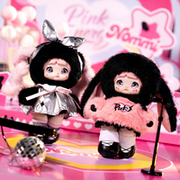 Nouvelle Série Tendance 2026 Nommi Pink Energy : Boîte Mystère en Verre Authentique – Poupées BJD en Peluche, Ornements de Bureau, Jouets