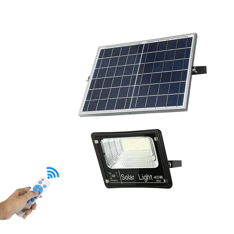 Energy-Saving 6500K Auto-Mode Solar Garden Lights Outdoor IP67 Waterproof Led 25W 40W 60W 120W 200W Solar Flood Lights